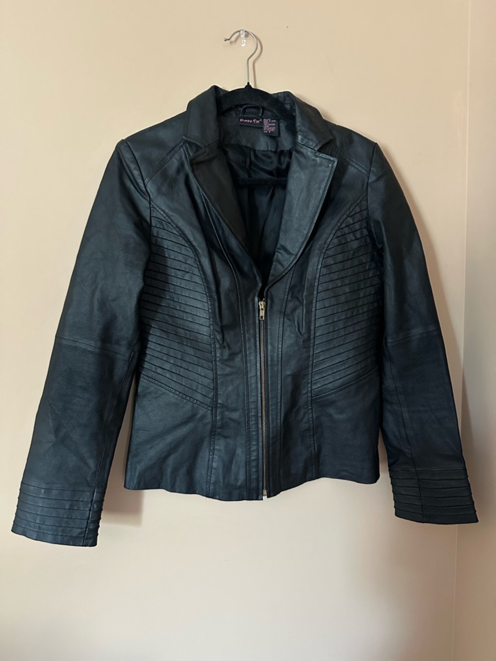 Shape FX Black Genuine Leather Jacket